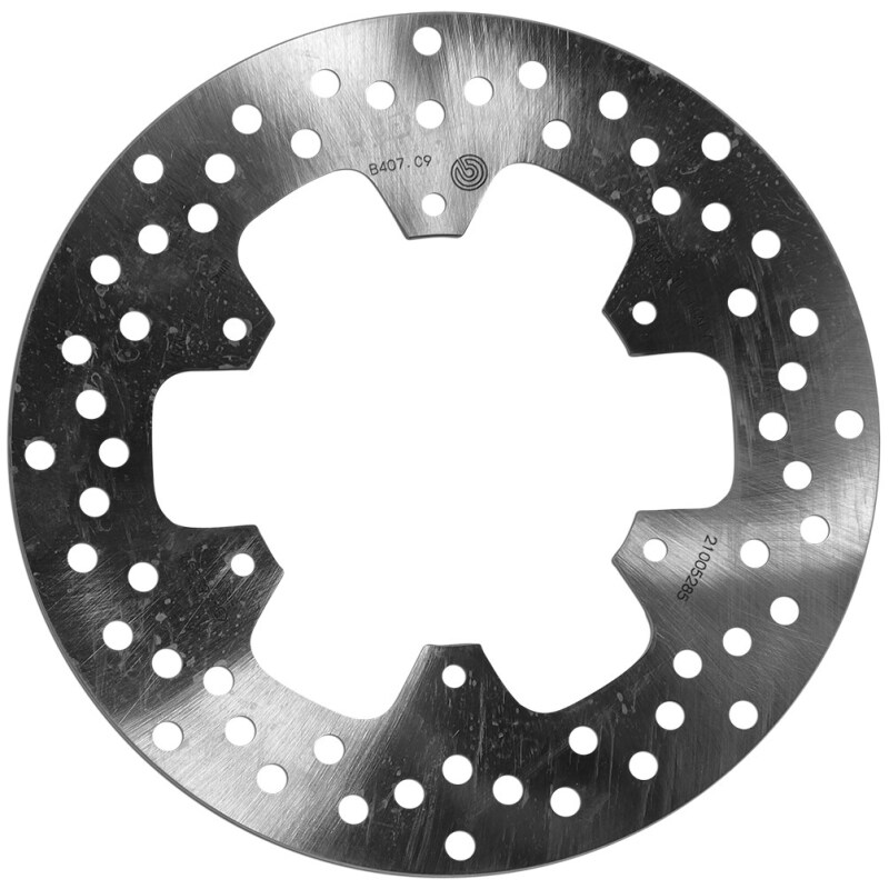Yamaha YZ F Brake Rotor (1) - Rear - Brembo OE Powersports - Slotted - `19-`20